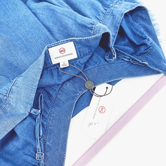 Ag Adriano Goldschmied Kimberley Chambray Tank - Picture 6 of 9